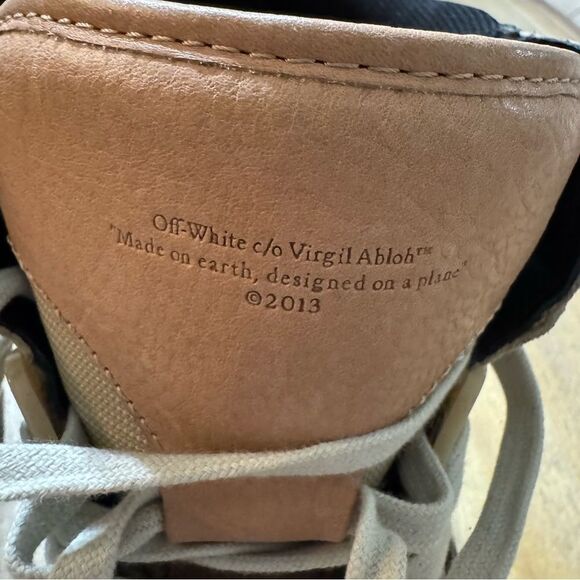 Off-White Virgil Abloh Sneaker Hiking Boot Size 43 Arrow Motif Deadstock - Picture 9 of 16